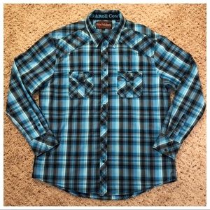 Rock & Roll Cowboy Button Down